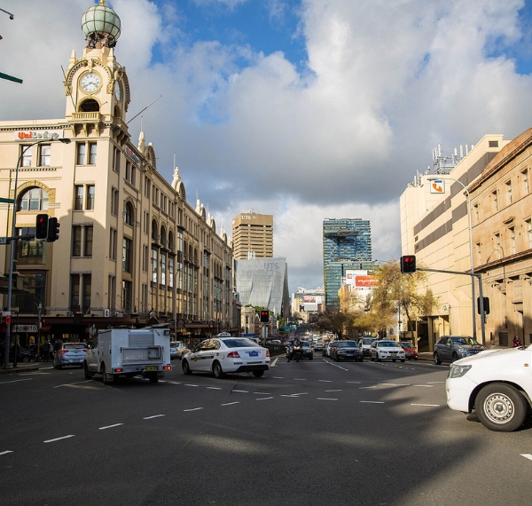 Commercial buildings in Broadway, NSW